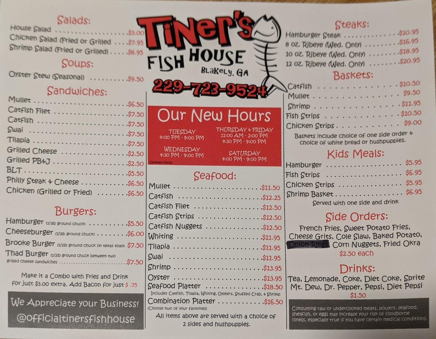 Tiner's Fish House